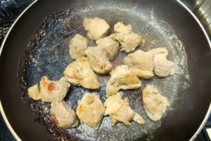 鶏肉の焼き色