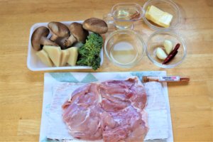 鶏のディアボラ風の材料