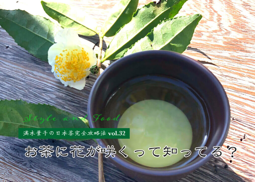 【満木葉子の日本茶完全攻略法vol.32】お茶に花が咲くって知ってる？